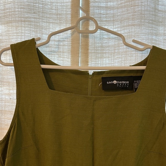 Sag Harbor Forest Green Midi Dress - Picture 2 of 6